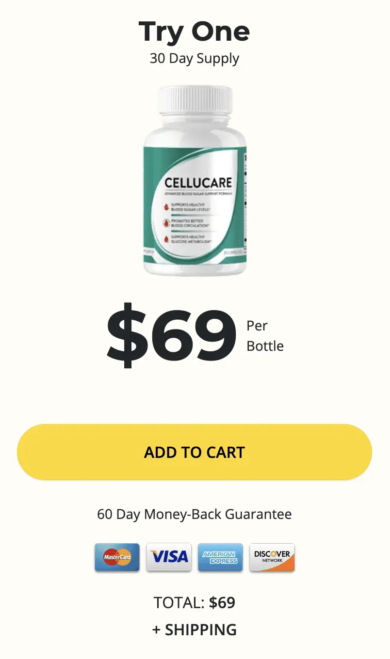 CelluCare 1 bottle